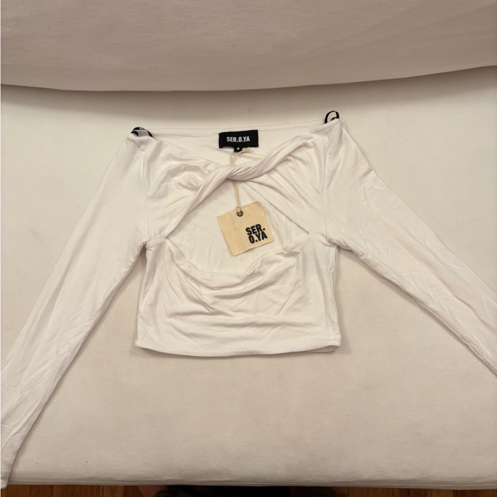 SER.O.YA White Long Sleeve Top